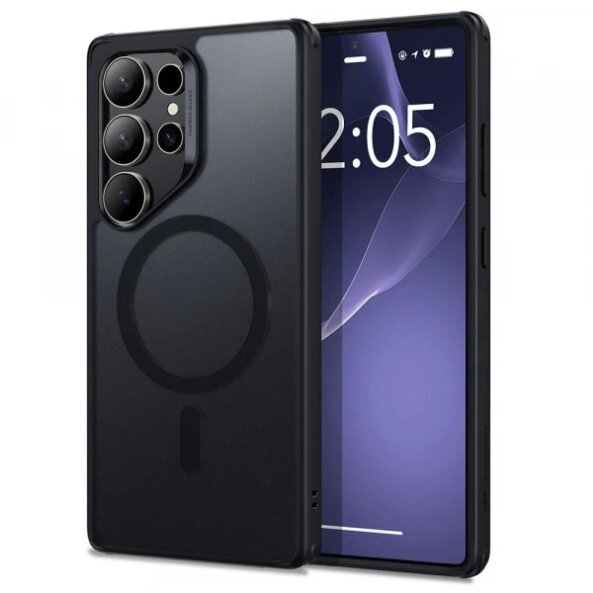 Husa MagSafe pentru Samsung Galaxy S25 Ultra S938, ESR, Classic Hybrid, Neagra Satinata