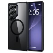 Husa MagSafe pentru Samsung Galaxy S25 Ultra S938, ESR, Classic Hybrid, Neagra Transparenta