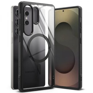 Husa MagSafe pentru Samsung Galaxy S25 Ultra S938, Ringke, Fusion Bold, Neagra