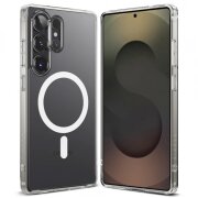 Husa MagSafe pentru Samsung Galaxy S25 Ultra S938, Ringke, Fusion, Transparenta Mata