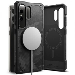 Husa MagSafe pentru Samsung Galaxy S25 Ultra S938, Ringke, Rugged Gear, Camuflaj