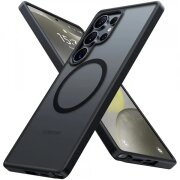 Husa MagSafe pentru Samsung Galaxy S25 Ultra S938, Torras, Guardian, Neagra