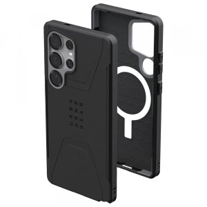 Husa MagSafe pentru Samsung Galaxy S25 Ultra S938, Urban Armor Gear, Civilian Pro, Neagra