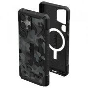 Husa MagSafe pentru Samsung Galaxy S25 Ultra S938, Urban Armor Gear, Pathfinder SE Midnight Camo, Camuflaj