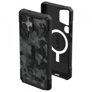 Husa MagSafe pentru Samsung Galaxy S25 Ultra S938, Urban Armor Gear, Pathfinder SE Midnight Camo, Camuflaj