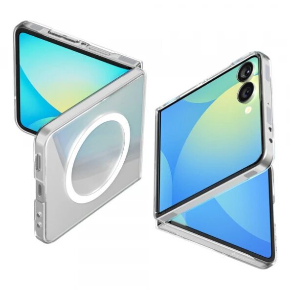 Husa MagSafe pentru Samsung Galaxy Z Flip7 F766, Spigen, Air Skin, Transparenta