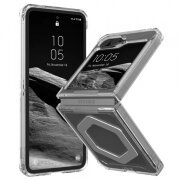 Husa MagSafe pentru Samsung Galaxy Z Flip7 FE F741 / Z Flip6 F741, Urban Armor Gear, Plyo, Transparenta