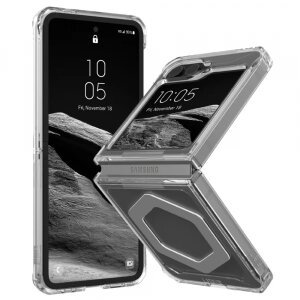 Husa MagSafe pentru Samsung Galaxy Z Flip7 FE F741 / Z Flip6 F741, Urban Armor Gear, Plyo, Transparenta