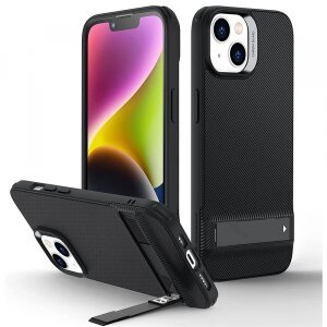 Husa pentru Apple iPhone 13, Apple iPhone 14, ESR, Air Shield Boost Kickstand, Neagra
