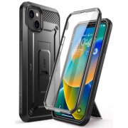 Husa pentru Apple iPhone 13, Apple iPhone 14, Supcase, Unicorn Beetle Pro, Neagra