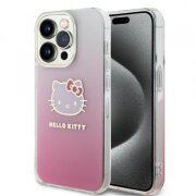 Husa pentru Apple iPhone 13 Pro Max, Hello Kitty, IML Gradient Electrop Kitty Head, Roz