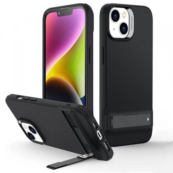 Husa pentru Apple iPhone 14 Plus, ESR, Air Shield Boost Kickstand, Neagra