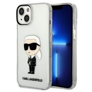 Husa pentru Apple iPhone 14 Plus, Karl Lagerfeld, Ikonik Karl, Transparenta