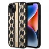 Husa pentru Apple iPhone 14 Plus, Karl Lagerfeld, Monogram Stripe, Maro