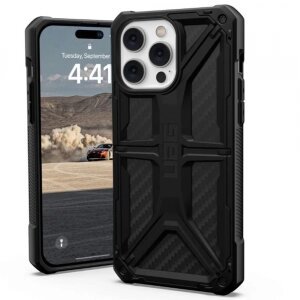 Husa pentru Apple iPhone 14 Pro Max, Urban Armor Gear, Monarch Carbon, Neagra