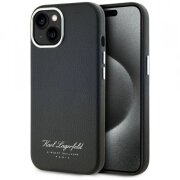 Husa pentru Apple iPhone 15, Karl Lagerfeld, RSG, Neagra