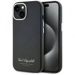 Husa pentru Apple iPhone 15, Karl Lagerfeld, RSG, Neagra