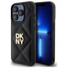 Husa pentru Apple iPhone 15 Pro, DKNY, Quilted Stack Logo, Neagra