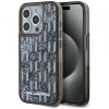 Husa pentru Apple iPhone 15 Pro, Karl Lagerfeld, Liquid Glitter Monogram, Neagra