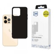 Husa pentru Apple iPhone 15 Pro Max, 3MK, Neagra Mata
