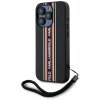 Husa pentru Apple iPhone 15 Pro Max, Karl Lagerfeld, Saffiano Athleisure Stripes with Strap, Rosie