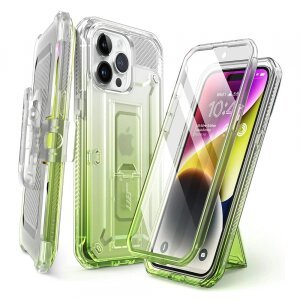 Husa pentru Apple iPhone 15 Pro Max, Supcase, Unicorn Beetle Pro, Verde