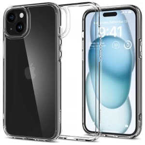 Husa pentru Apple iPhone 15, Spigen, Ultra Hybrid, Transparenta