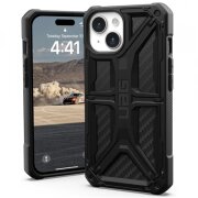 Husa pentru Apple iPhone 15, Urban Armor Gear, Monarch Carbon, Neagra