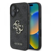 Husa pentru Apple iPhone 16, Guess, 4G Big Logo, Neagra
