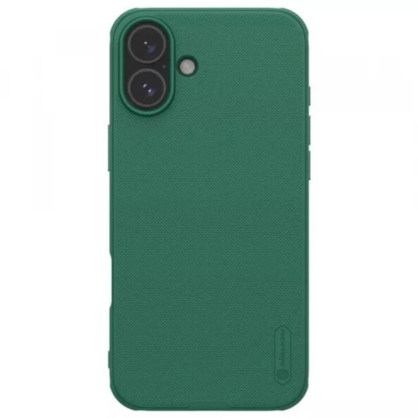 Husa pentru Apple iPhone 16, Nillkin, Super Shield Pro, Verde Inchis Satinata
