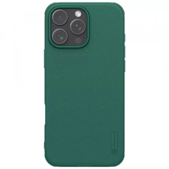 Husa pentru Apple iPhone 16 Pro Max, Nillkin, Super Shield Pro, Verde Inchis Satinata