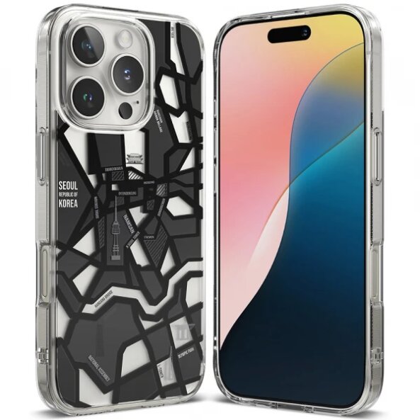 Husa pentru Apple iPhone 16 Pro Max, Ringke, Fusion Design, Neagra