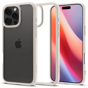 Husa pentru Apple iPhone 16 Pro Max, Spigen, Ultra Hybrid, Bej
