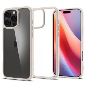 Husa pentru Apple iPhone 16 Pro, Spigen, Ultra Hybrid, Bej