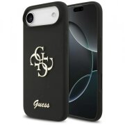 Husa pentru Apple iPhone 17 Air, Guess, Big 4G Script, Neagra