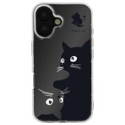 Husa pentru Apple iPhone 17 Air, OEM, Ultra Trendy Cat, Neagra 