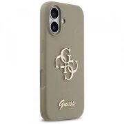 Husa pentru Apple iPhone 17, Guess, Big 4G Script, Maro