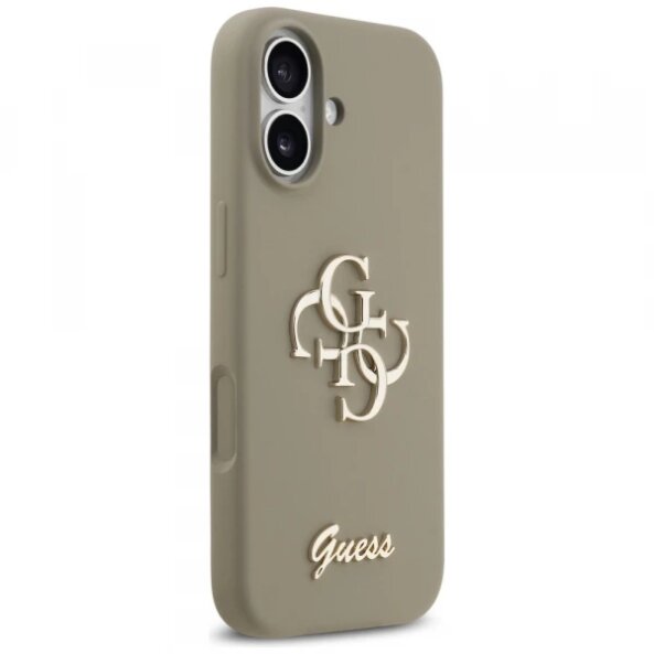 Husa pentru Apple iPhone 17, Guess, Big 4G Script, Maro