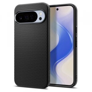 Husa pentru Google Pixel 10 Pro XL, Spigen, Liquid Air, Neagra Mata