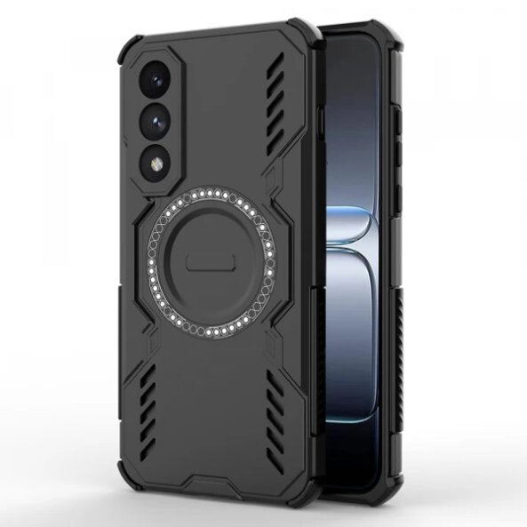 Husa pentru OnePlus Nord 5, Techsuit, ArmorMag, Neagra