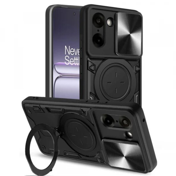 Husa pentru OnePlus Nord CE5, Techsuit, CamGuard Pro, Neagra