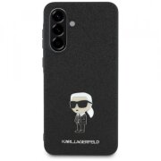 Husa pentru Samsung Galaxy A36 A366, Karl Lagerfeld, Glitter Fixed Ikonik Karl, Neagra