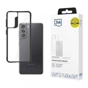 Husa pentru Samsung Galaxy S21 5G G991, 3MK, Satin Armor Case+, Transparenta