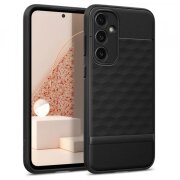 Husa pentru Samsung Galaxy S23 FE S711, Spigen, Caseology Parallax, Neagra Mata