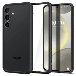 Husa pentru Samsung Galaxy S24 S921, Spigen, Ultra Hybrid, Neagra Mata