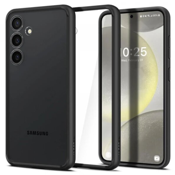Husa pentru Samsung Galaxy S24 S921, Spigen, Ultra Hybrid, Neagra Mata