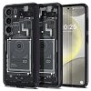 Husa pentru Samsung Galaxy S24 S921, Spigen, Ultra Hybrid Zero One, Neagra Mata