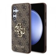 Husa pentru Samsung Galaxy S24+ S926, Guess, 4G Big Logo, Maro