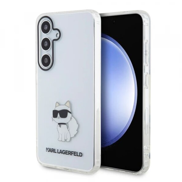 Husa pentru Samsung Galaxy S24+ S926, Karl Lagerfeld, IML Luxury Choupette, Transparenta
