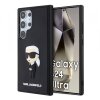 Husa pentru Samsung Galaxy S24 Ultra S928, Karl Lagerfeld, 3D Rubber Ikonik Karl, Neagra